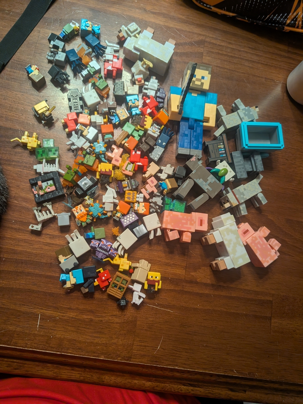 Minecraft Mini Action Figure Pack - Blue, Pink & Multicolor Characters